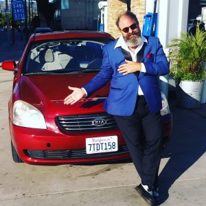 Your humble writer and his 2008 Kia Optima